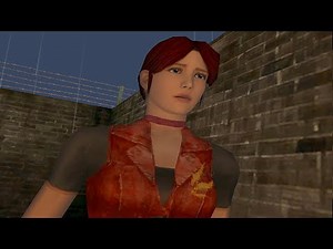 Resident Evil: Code Veronica walkthrough #1 - M100P, Hawk emblem, Extinguisher, Briefcase