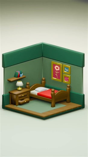 Isometric Room - Blender Day 5