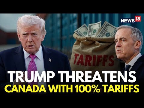 LIVE | Trump Drops 100 Percent Tariff Bombshell On Canada Over Trade Deal With China | N18G