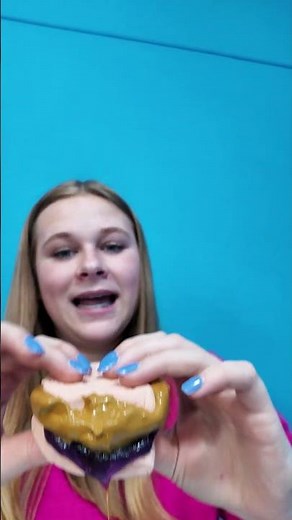 Assistant makes a DIY Slime Peanut Butter and Jelly Sandwich #familyfun #Slime #DIY