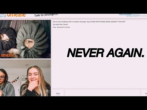 GOING ON OMEGLE FOR THE FIRST TIME EVER *i’m scared*