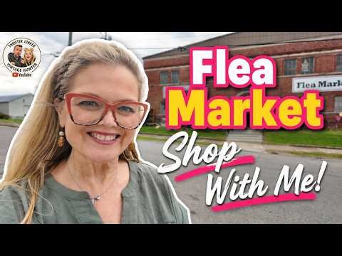 Can We Find Vintage Treasures In ONE HOUR?? ⏰ | Huckster’s Hall Flea Market