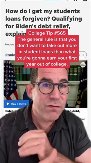 College Tip #565 Taking Student Loans? DON'T Ignore This Rule