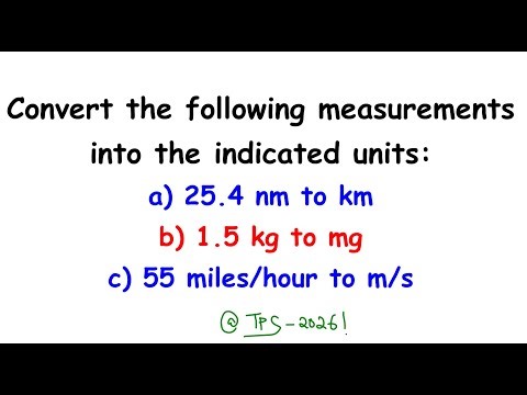 Unit Conversions