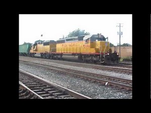 UP SD40-2 Leads at Franklin Park, Illinois! 24.08.11