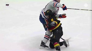 Connor McDavid snaps with a BRUTAL cross-check on Conor Garland at the end of the game 😳 McDavid received a match penalty and was ejected. He got away with a deliberate elbow to Marcus Johansson last week. Will he receive additional punishment for this? | Alex Ovechkin Fanpage