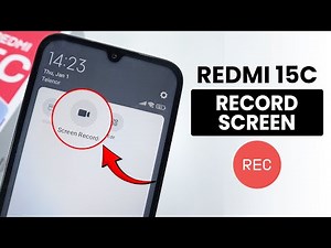 How to Record Screen On Redmi 15C - Screen Record Settings