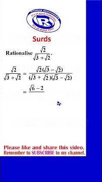 Rationalising Surds 3