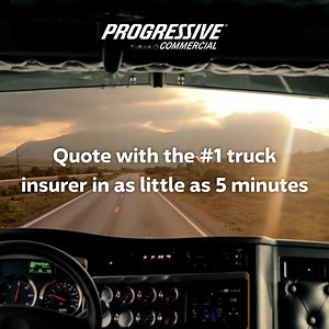 Stay protected with up to $2 million in Primary Liability coverage. Get a truck insurance quote in as little as 5 minutes. | Progressive Truck Insurance