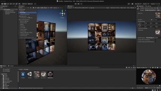 Unity Shader graph Paralax 室内映射