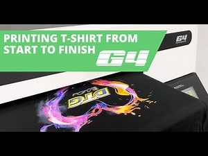DTG G4 | Printing T-Shirt Start to Finish