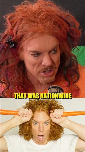 CARROT TOP on WILDLY POPULAR AT&T COMMERCIALS