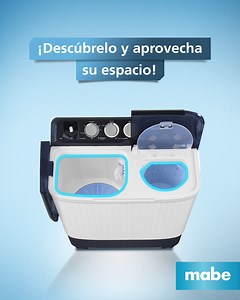 Ten tu ropa totalmente limpia con una lavadora mabe. ¿Quieres saber más? https://www.mabeglobalpanama.com/ | mabe