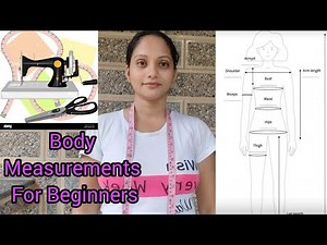 How to Take Your Body Measurements for Sewing (Beginner-Friendly!)