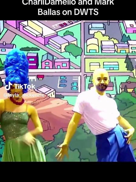 Charli D'Amelio and Mark Ballas Dance Performance on DWTS