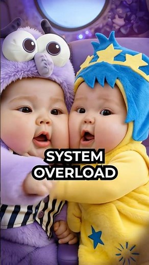 Why Babies Freeze During Peek a boo #babyfunny #insideout #funnybaby