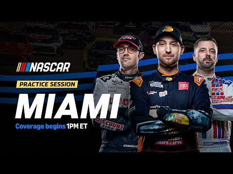 LIVE NASCAR CUP SERIES PRACTICE | Miami | Prime Video