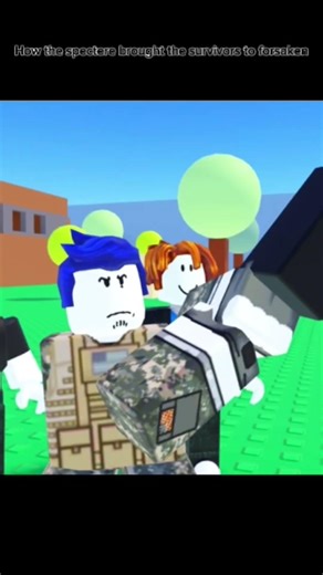 How the spectere brought the survivors to forsaken: #roblox #shorts #memes #viral