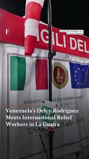 Venezuela’s Delcy Rodriguez Meets International Relief Workers in La Guaira | Firstpost News | N18G