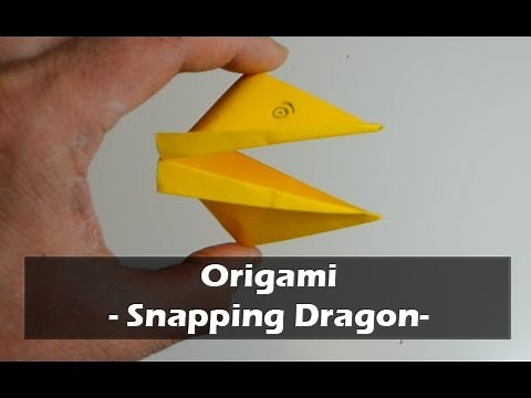 Origami - How to Fold a Snapping Dragon