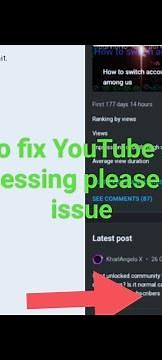 How to fix - Processing please wait issue in YouTube studio
