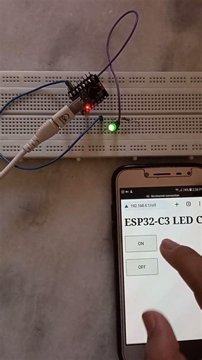 ESP32-C3 LED Control//(Please subscribe my channel)🙏