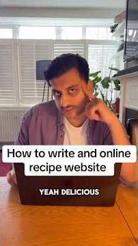 How to write an online recipe. #viralrecipe #ukcomedy #foodie #funny
