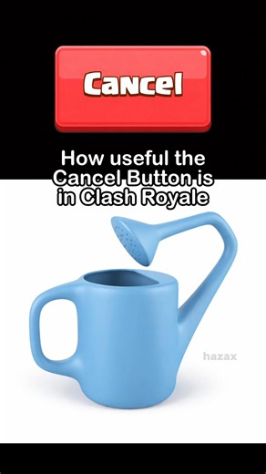 Clash Royale cancel button is useless 🥀 #memes