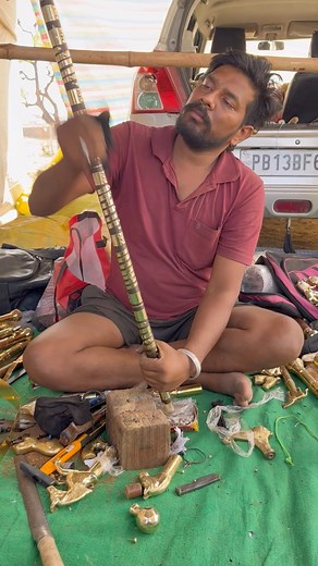 1.5M views · 10K reactions | The unique art  of turning ordinary wood from the forest into a collapsible magic wand. #art #craft #viralvideo | Exploring Dhanush | Facebook