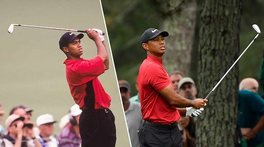 Tiger Woods' irons in 1997 vs 2019 tell an interesting story about Augusta National