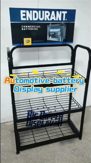 Innovative Automotive Battery Display Rack Designs