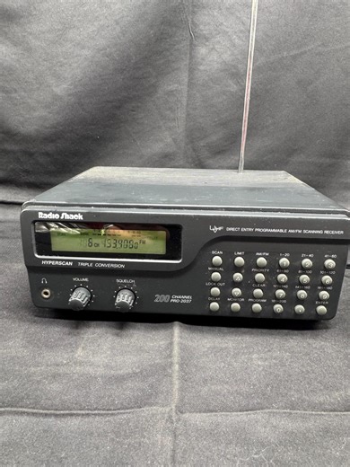 Vintage Radio Shack PRO-2037 200-channel Programmable Scanner Works! - Etsy
