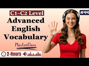 C1-C2 Advanced English Vocabulary Masterclass ✨| Shadowing Practice (Listen, Repeat & Become Fluent)