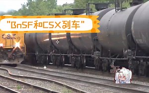 BnSF和CSX油罐专列和集装箱列车