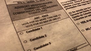 Voting in DC? Don't forget about your Advisory Neighborhood Commission race