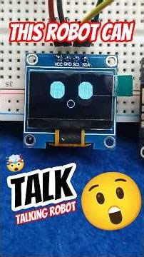 I Made Talking Animation on OLED using ESP8266 🤯 #arduino #shorts #experiment