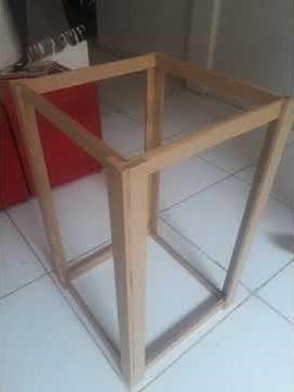 como fazer mesas cubos de mdf