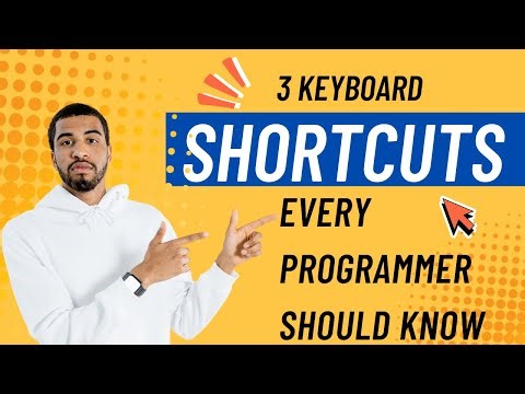 Key shortcuts part 1: 3 key shortcuts every programmer should know