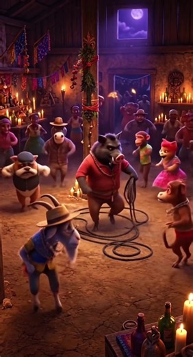 Une cérémonie mystérieuse tourne mal : au moment où le lion s’apprête à frapper, la chèvre disparaît comme par magie et réapparaît chez elle. 🦁🐐🔥 #LionEtChèvre #HistoireDrôle #Animation3D #VidéoVirale #HumourHaïtien