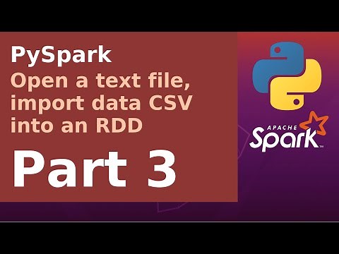 PySpark - Open text file, import data CSV into an RDD - Part 3