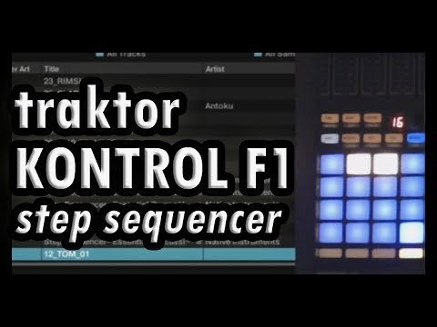 How to setup TRAKTOR KONTROL F1 in STEP SEQUENCER mode