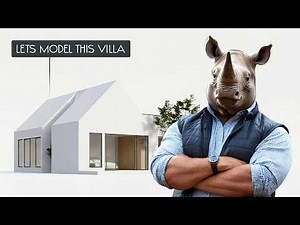 Rhino 3D Villa Modeling Tutorial | Complete Architectural Workflow