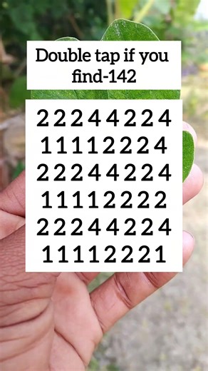 Double tap if you find-142