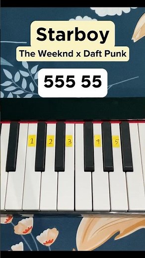 Starboy - The Weeknd x Daft Punk (Piano Tutorial) #music #shorts
