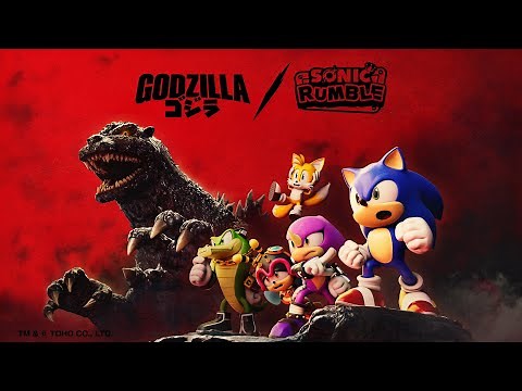 Sonic Rumble & Godzilla Crossover Trailer