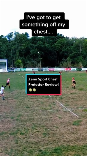 Zena Sport Chest Protector: Rugby Tackle & High Ball Protection