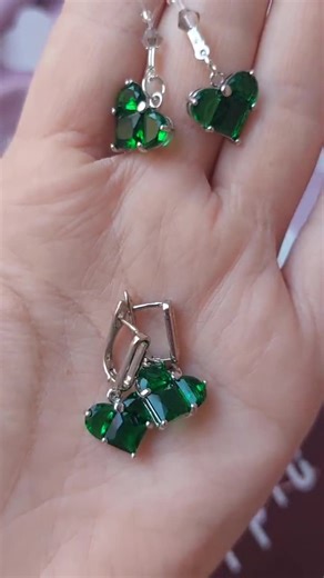 Green Crystal Heart Nipple Jewelry Set: Non-painful Faux Piercing, Mature - Etsy