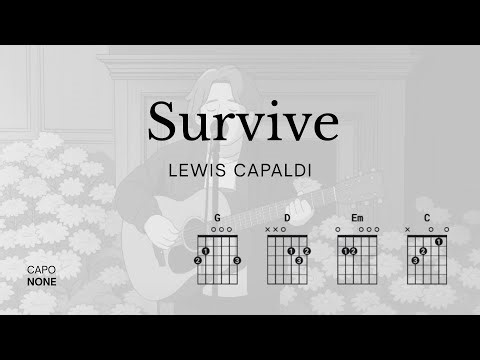 Survive - Lewis Capaldi Guitar Cover Chords & Lyrics