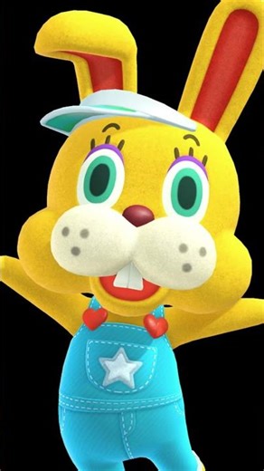 My Villagers Were TRAUMATIZED By Zipper T. Bunny 😵🐰 #animalcrossingcityfolk #shorts