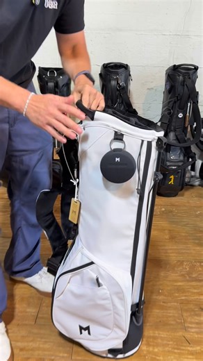 The perfect divider system for 14 golf clubs Meet the MR2 Bag with our founder Sam #mnmlgolf #golfbag #golfbags #golfclub #golfclubs | MNML GOLF Bags